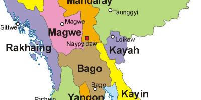 Myanmar karta foto
