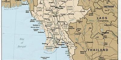 Yangon Burma karta